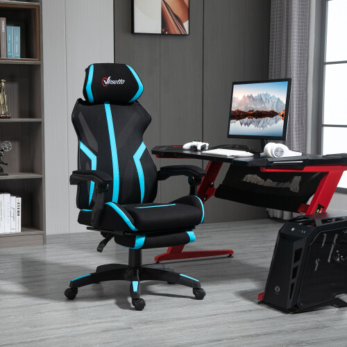 Vinsetto Silla de Oficina Azul 65 x 65 x 129 cm 1