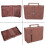 Fashionable Retro Leather Bible Protector Displaying Embroidery 2