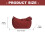 Modern Crossbody Bag Ample Storage Space Breathable Fabric-Red 4