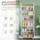 Homcom Alacena de Cocina Blanco 60 x 30 x 171 cm 4