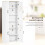 Homcom Alacena de Cocina Blanco 60 x 30 x 171 cm 5