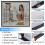 Cat Proof Window Screen Mesh 155x190cm Black PetProof Fiberglass with Hook Loop Easy Tool Install 3