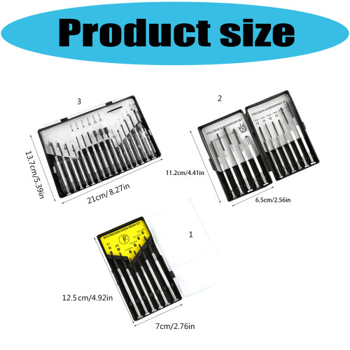MultiPurpose Repair Tool Precise Screwdriver Steel-11 piece set 1
