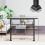 Outsunny Barandilla de Escalera Negro 131 x 5 x 98 cm 3