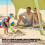 Outsunny Toldo de Playa Verde 208 x 200 x 200 cm 5