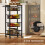 Homcom Carrito de Cocina Marrón 49.5 x 31 x 91 cm 5