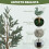 Homcom Plantas Artificiale Verde 15 x 15 x 150 cm 6