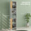 Homcom Conjunto de Baño Blanco 35 x 30 x 170 cm 2