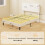 Homcom Estructura de Cama Blanco 146 x 194 x 117 cm 3