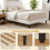 Homcom Estructura de Cama Blanco 146 x 194 x 117 cm 5