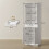 Homcom Alacena de Cocina Blanco 60 x 35 x 180 cm 5
