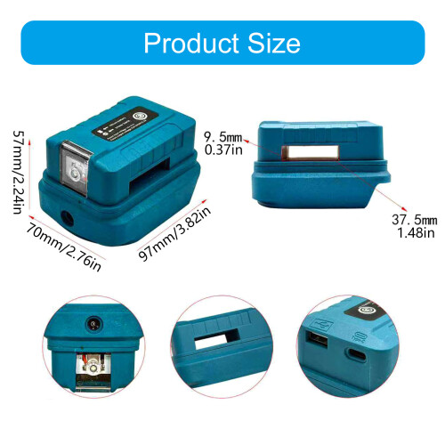 Battery Adapter Modification Tool for Selected LED Light Plastic 2