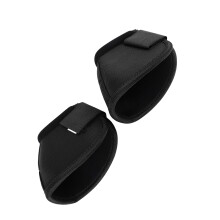 Horse Bell Boots 1 Pair L Black Oxford Cloth