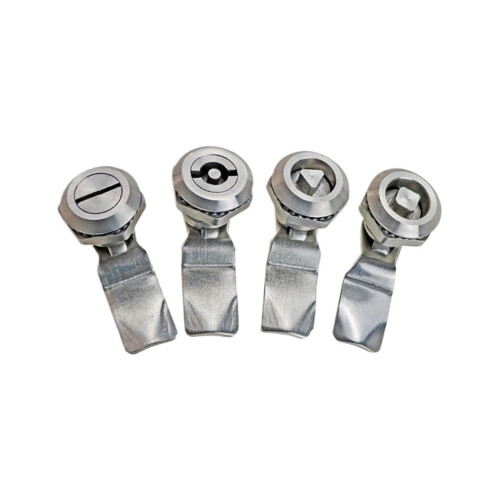 Outdoor Distribution Box Lock with Secure Cylindrical Design, Triangular or Square Industrial Door Lock 1Pcs 1