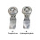 Outdoor Distribution Box Lock with Secure Cylindrical Design, Triangular or Square Industrial Door Lock 1Pcs 4