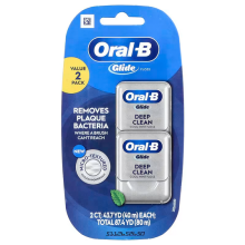 Oral-B, Glide, Pro-Health, Curățare Adâncă Floss, Cool Mint, 2 Pack, 43.7 yd (40 m) Each