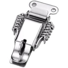 2pcs 75mm 304 Stainless Steel Toggle Latch Clamp, Heavy Duty Spring Loaded Draw Latch for Toolbox