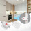 4Pack White Plastic Push Button Cabinet Door Latch, Spring Loaded Quick Release Lock for Drawers and Closets 5