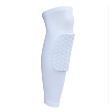 Knee Pads for Sports Men, Honeycomb Compression Basketball Knee Support, Breathable NonSlip Large White