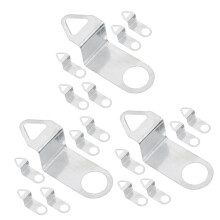 Clock Movement Replacement Kit with Secure Alloy Hanging Hooks for DIY Wall Clocks, 18PCS