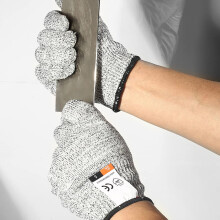 Cut Resistant Gloves Level 5 Protection for Kitchen, Oyster Shucking, Fish Fillet, Mandolin Slicing, Medium