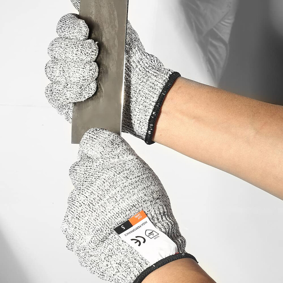 Cut Resistant Gloves Level 5 Protection For Kitchen, Oyster Shucking, Fish Fillet, Mandolin Slicing, Medium 9073542835912