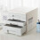 Lockable Mobile Filing Cabinet 4 Drawer Plastic Under Desk Storage Organizer for A4 Documents 2