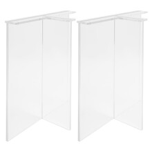 Acrylic Table Legs 27.56in TShaped Clear Modern Design Floating Transparent Furniture Legs for Coffee Tables