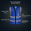 10 Pack Blue Reflective Safety Vest ANSI Class 2 Breathable Mesh with 5 Pockets and Custom 3