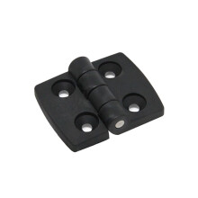 Black Plastic Door Hinges 30x40mm Light Duty Cabinet Hinges with Removable Pin and Easy Installation