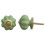 Handmade Green Ceramic Cabinet Knobs with RustResistant Hardware for Dresser Drawer Pulls 1