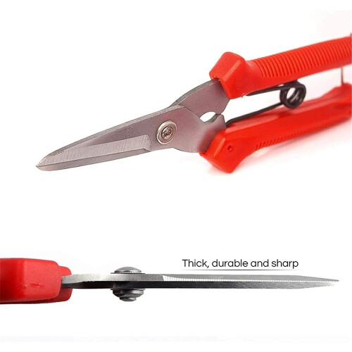 Garden Shears with Ergonomic Comfort Grip, Precision Bypass Cutting, Sharp Blades for Hedges 1