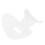 Nose Training Flute 6.3x6 cm White Plastic 3