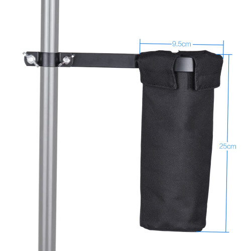 Drum Stick Holder with Clamp 600D Durable Drumstick Bag for Drum Stand Secure Mount Easy Access 2