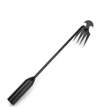 Garden Weeder Tool with FourTooth Efficient Weeding, Ergonomic Handle, Durable Carbon Steel for Vegetable Garden