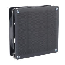 3W 6V Monocrystalline Solar Exhaust Fan for Kitchen Pet House, Energy Saving Ventilation Solution