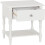 Seconique Stratford 1 Drawer Side Table - White 4