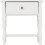Seconique Stratford 1 Drawer Side Table - White 5