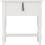 Seconique Stratford 1 Drawer Side Table - White 7