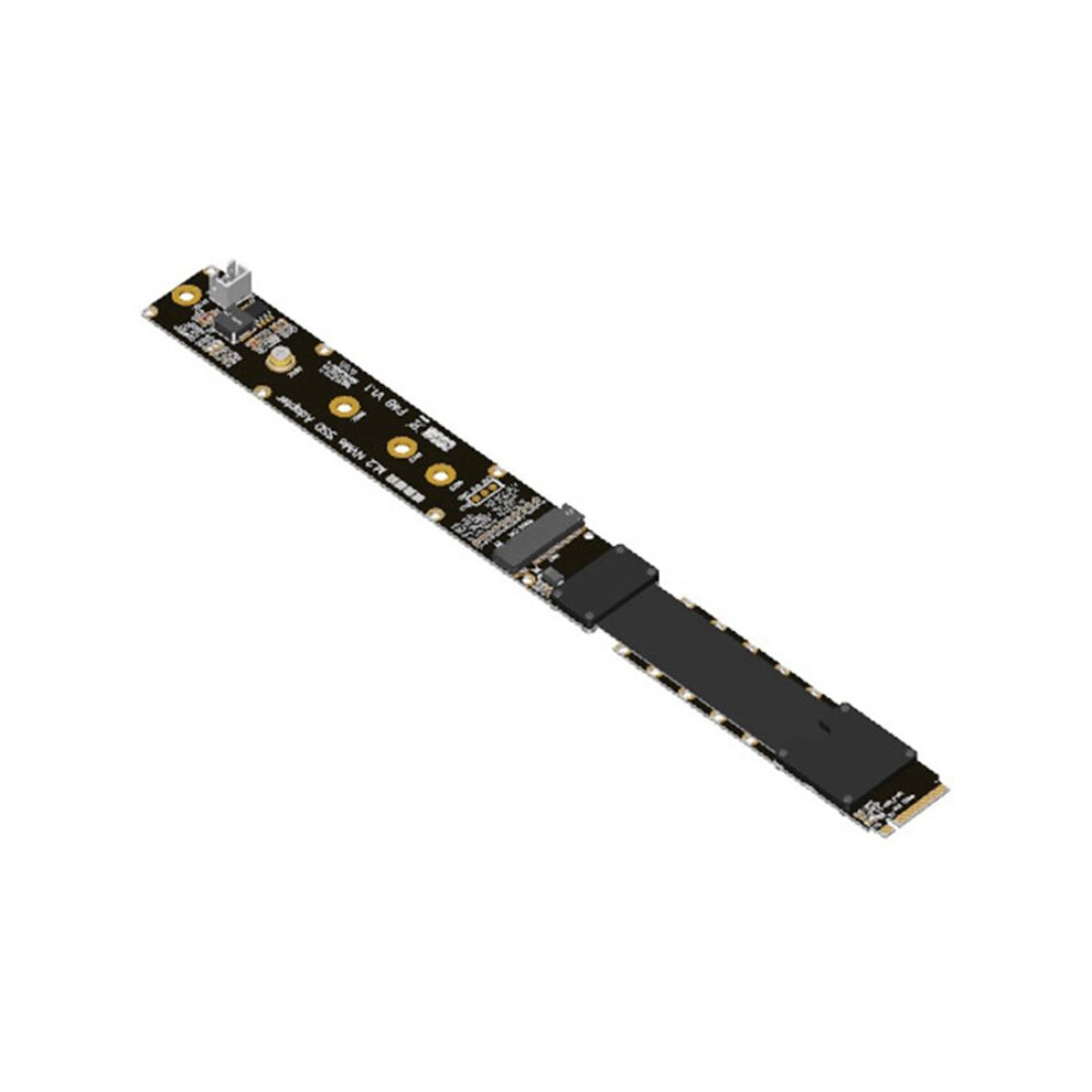M.2 Nvme Key M Ssd Extension Cable Pcie 5.0 X4 Gen5 128G/Bps Extension Cable Ffc High Speed Ultra-Soft Low Loss 50Cm 6034020683855