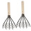 2pcs Clam Rake and Digging Tool with Ergonomic Wooden Handle, Durable Claw Design for Beach Shellfish 1