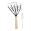 2pcs Clam Rake and Digging Tool with Ergonomic Wooden Handle, Durable Claw Design for Beach Shellfish 2