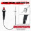 Piezo Ignition Kit Propane Push Button Igniter with Threaded Ceramic Electrode for Gas Fireplace Oven Heater 1 Pack 4