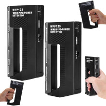 Wpp123 Stud Finder Wall Scanner Sensitivity Detector with Adjustable Alarm MultiMode Scan Black 2pc