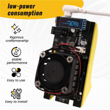 Para Bitaxe BM1397 Minero Independiente de 200 GHz/S BitDSK Bitcoin ASIC, Minero BTC, Minero Individual, Minero Bajo Consumo, Enchufe UE