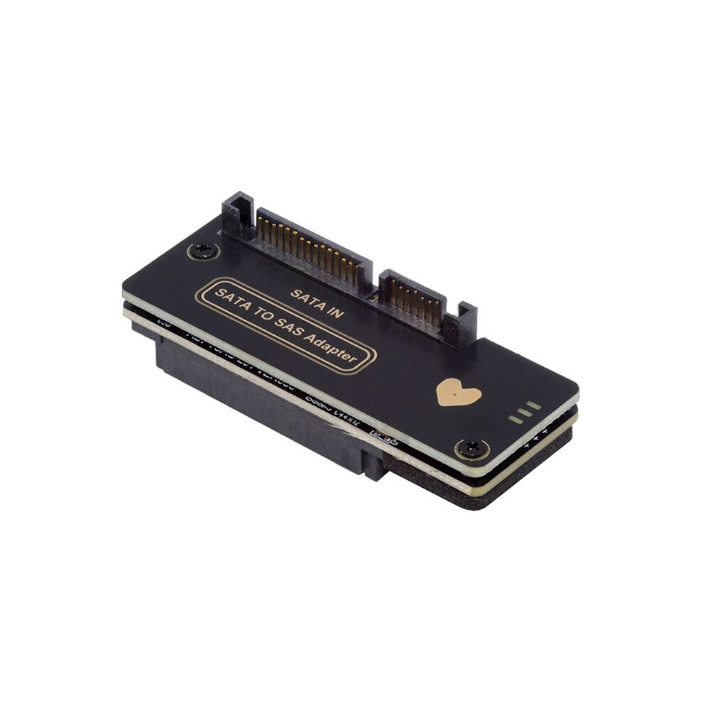 Sata3.0 To Sas Riser Card Sas Hdd Data Recovery Expansion Card 22Pin To 29Pin Converter 6G For 2.5In 3.5In Sas Hdd Light 4714068844112
