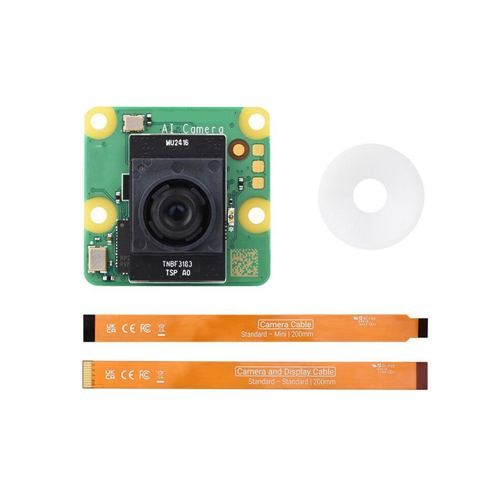 For Raspberry Pi Ai Camera 12.3Mp With Imx500 Ai Sensor Rp2040 Mcu For Raspberry Pi 6032950621756