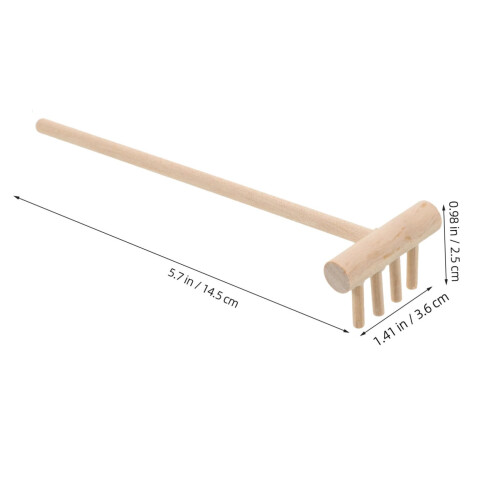 Mini Zen Garden Rake Set for Precise Sand Patterning, Small Sand Rake Tool for Desktop Relaxation Decor 1