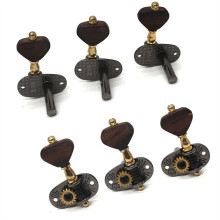Guitar Tuning Pegs Set for Acoustic Folk Guitar, Durable Metal and Wood Keys with Stable Precision