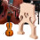 Maple Cello Bridge 1/2 Size Replacement for Student Cellos, Durable Maple Craftsmanship and Clearer Tone 5